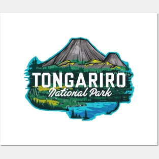 Tongariro National Park New Zealand Posters and Art